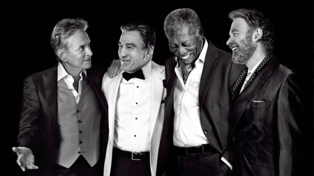 Last Vegas_I quattro protagonisti_Da sx: Douglas, De Niro, Freeman e Kline