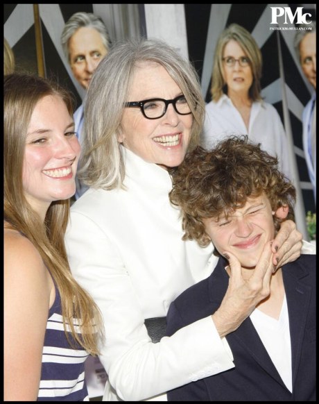 La mitica Diane Keaton con il nipotino