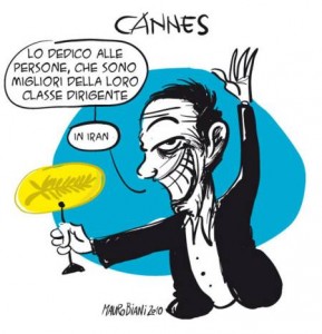 Elio Germano a Cannes by Mauro Biani