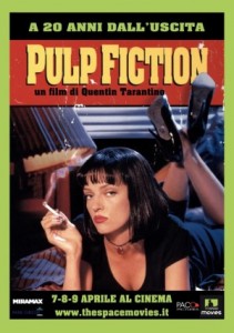 locandina PULP FICTION Evento 20 anni