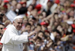 Pope Francis in Saint Peter Square